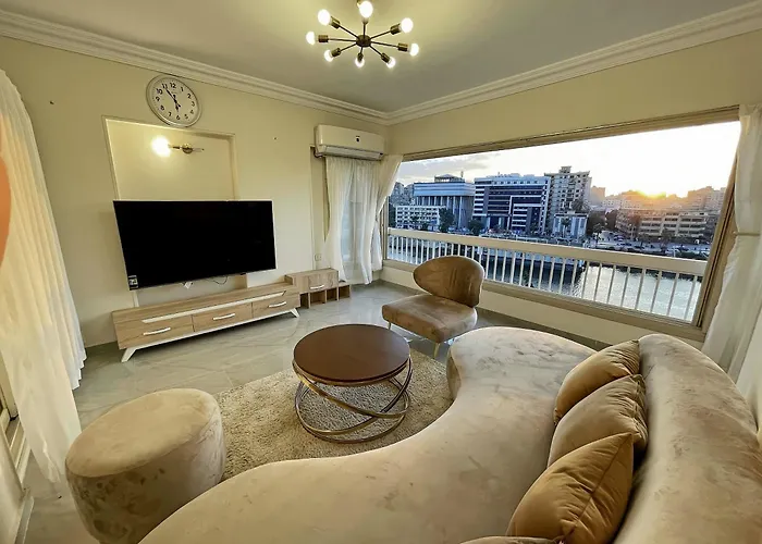 3Br Nile View Zamalek Island Abu El Feda Luxury