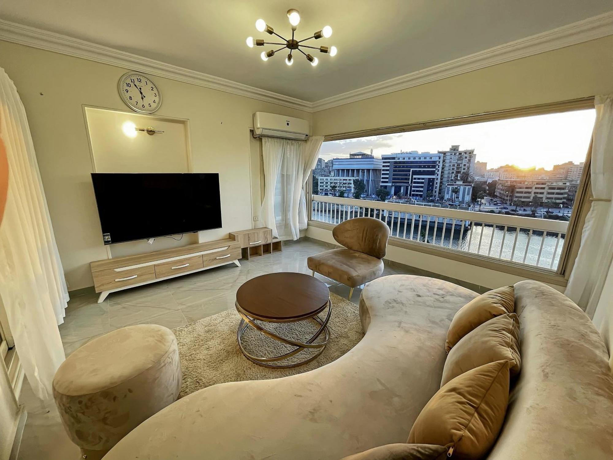3br Nile View Zamalek Island Abu El Feda Luxury Apartment