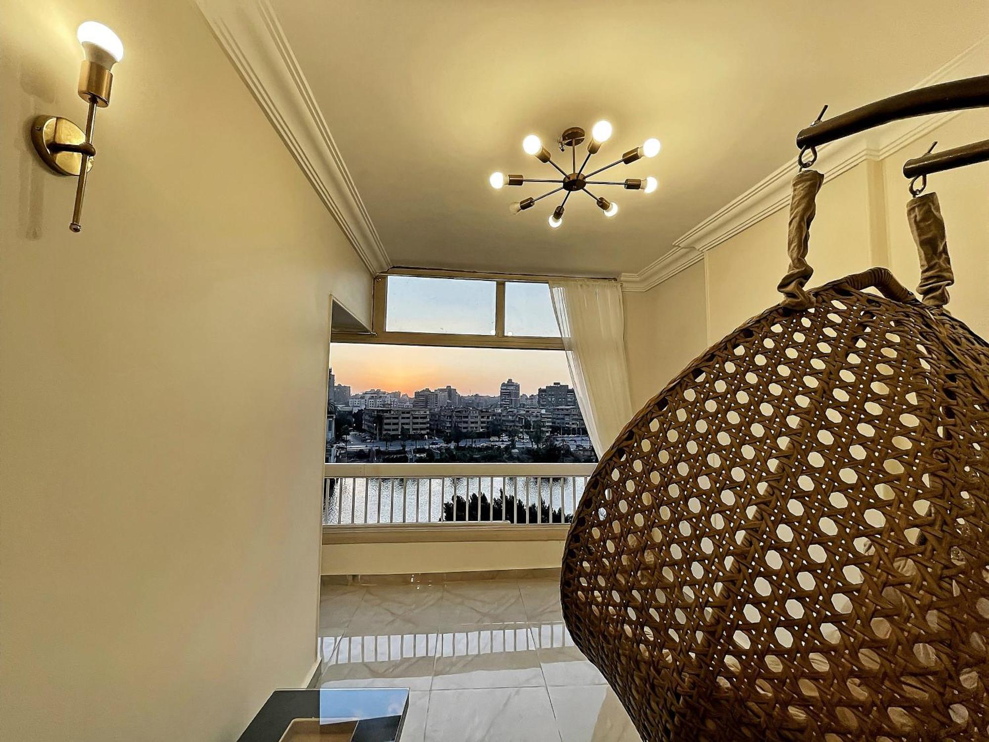3br Nile View Zamalek Island Abu El Feda Luxury Apartment Cairo
